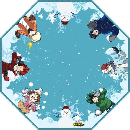 Brdwn My Hero Academia Midoriya Izuku Bakugou Katsuki Todoroki Shouto Official Authorization of China Cosplay Umbrella