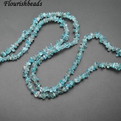 Light Blue Color 5~8mm Natural Apatite Stone Chips Loose Beads 5 strands per lot