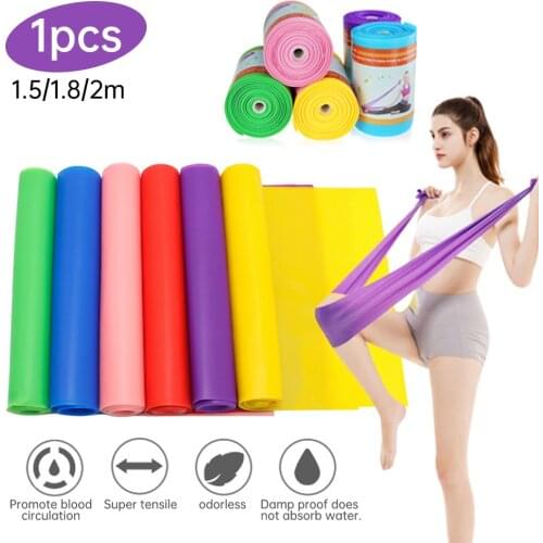 6 Colors Yoga Resistance Bands Set Elastic Band for Fitness Gym TPE Bands For Gum Set Sport Yoga Exercise Workout Traning Strap