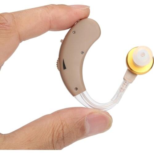 F-138 Mini Ear Hearing Aid Device Adjustable Wireless Sound Amplifier or the Hearing Loss Elderly Enhancement Hear Clear