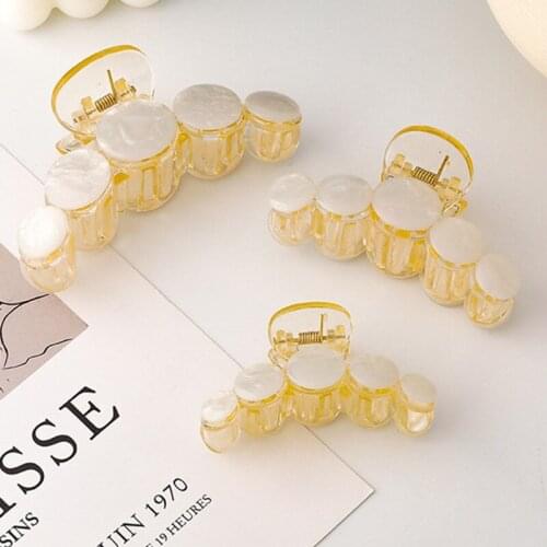 French Retro Hairpin Mermaid Grabbing the back of the Head Elegant Temperament Hair Grabbing for Women Hairpins Hair Accessories