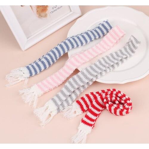 1/6 Dollhouse Miniature Knitting Scarf Ornament DIY Dolls Clothing Accessories