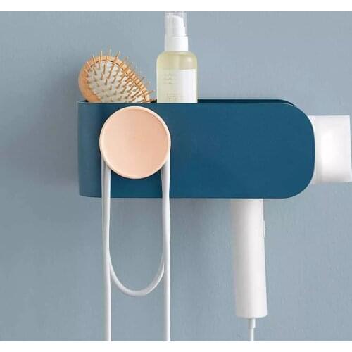 MIJOY Multi-function Plastic Hair Dryer Rack Multi-layer Winding Toilet Bathroom Storage Rack No Drilling Hole For xiaomi youpin