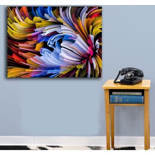 Fashion Oil Painting 5-(11) Colored line clouds Paiting Home Decor On Canvas Modern Wall Art Canvas Print Poster Canvas Painting