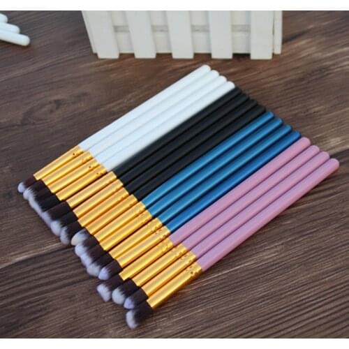 4Pcs/Set New Professional Eye Makeup Brushes Set Pink Handle Eyeshadow Powder Makeup Face Blending Brush Beauty Tools