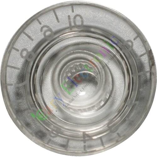 Wholesale and retail 10pc 26mm Pedal Top skirted White knob Guitar tube Amp Volume Tone audio parts free shipping