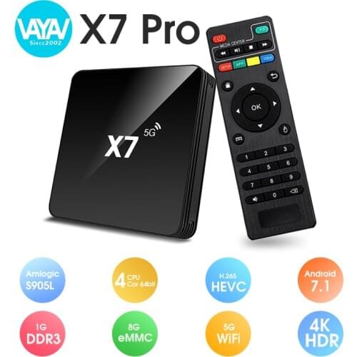 Original Android TV BOX Android 10.1 Amlogic S905X4 DDR4 4K UHD set top box X7 Pro Pandala hot selling BOX TV