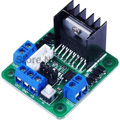 1PCS L298N Dual Bridge DC stepper Controller Motor Driver Module Board High Qualiy