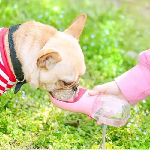 2021 New Outdoor Portable Dog Water Bottle Pet Travel Accompanying Supplies Kettle Portable Water Cup Cat Drinking Feeding Water
