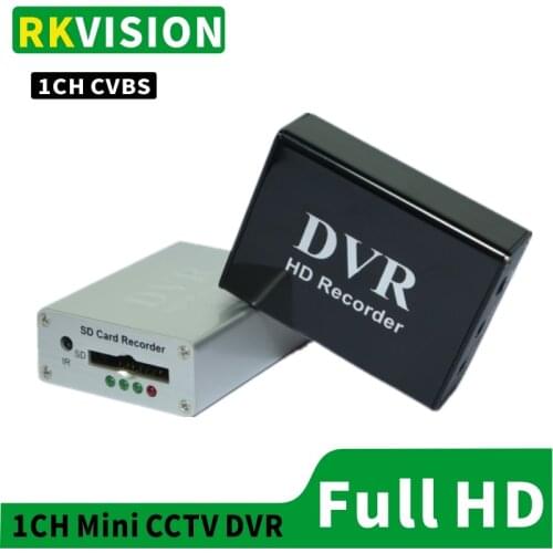 SD card DVR mini CCTV recorder CVBS recording module 1CH HD real-time monitoring