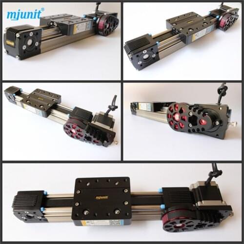 Ball linear rail guide roller shaft guideway toothed belt driven