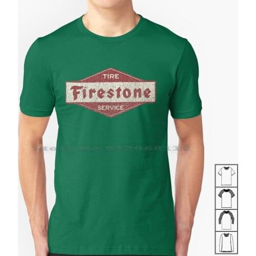 Firestone Tires T Shirt 100% Cotton Firestone Tires Racing Nhra Drag Fathers Day Bike Clubs