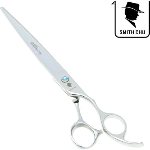 Smith Chu 8.0" Professional Pet Scissors for Dog Grooming JP440C Animal Hair Cutting Shears Curved Clipper Dog Trimmer LZS0037
