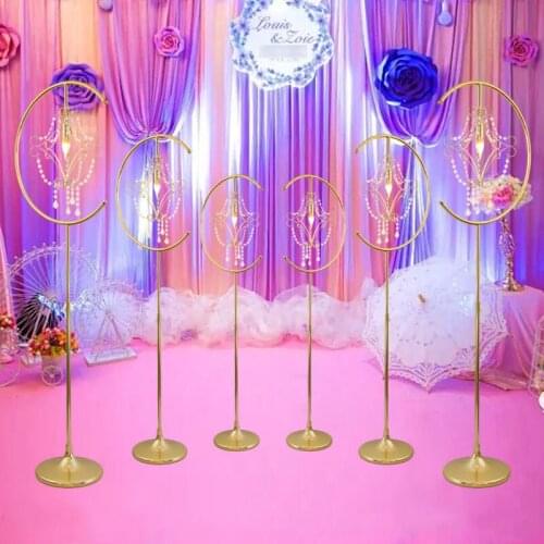 Wedding Decoration Iron Scepter Road Adjustable DIY Wedding Scene Layout Props Window Decoration Birthday Party Banquet Sett