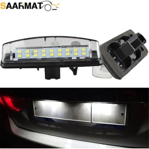 2Pcs CanBus LED Number License Plate Lights For Lexus IS200 IS300 LS430 GS300 GS430 GS400 ES300 ES330 RX300 RX330 RX350