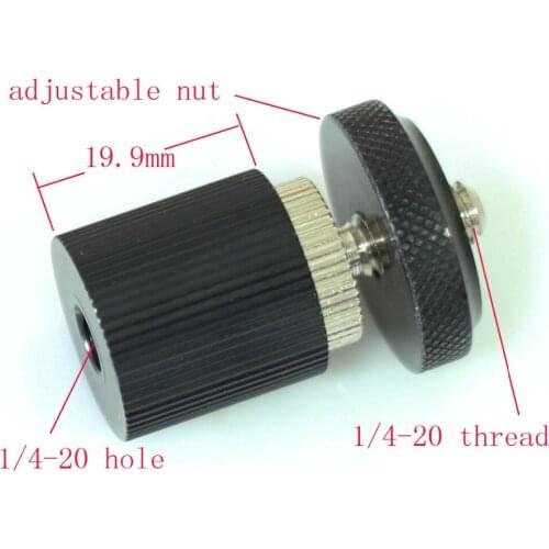 1/4"-20 female to 1/4 unit male Convert Screw Adapter for camera tripod monitor