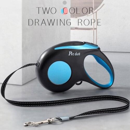 3M/5M Retractable Dog Leash Automatic Flexible Dog Leash Pet Dogs Cat Traction Rope Leashes Tool for Small Dogs Pet Supplies
