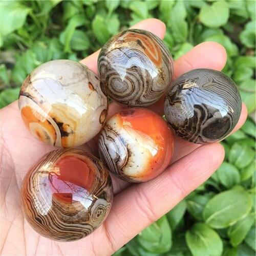 1pcsNatural Sardonyx Balls Crystal healing household ornaments from