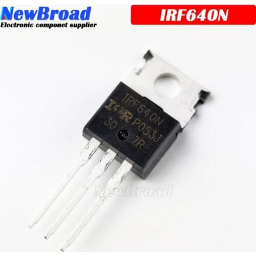 10pcs IRF640NPBF TO220 IRF640N TO-220 IRF640 Power MOSFET new and original