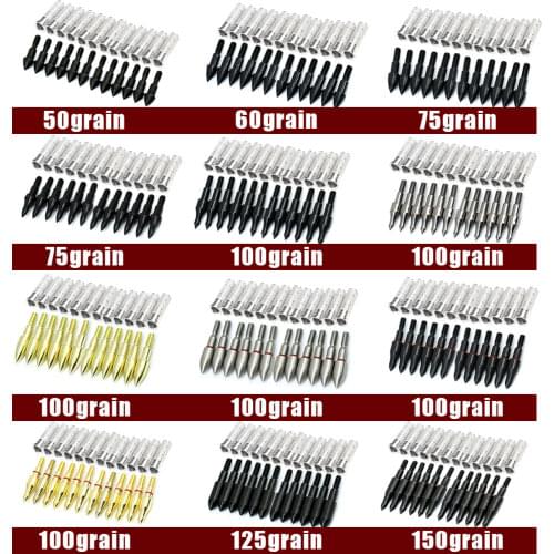 12pcs Replaceable Arrow Head Archery Broadhead Arrow DIY Accessory for Recurve Compound Bow Hunting Shooting