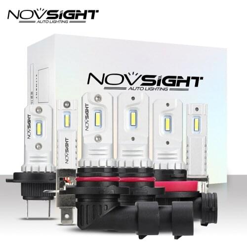 NOVSIGHT Car Fog Lights Bulbs H11 H7 H3 Led H1 9005 9006 HB3 Car Driving Running LED Lamp 12V 6000K auto Drving Light foglamp