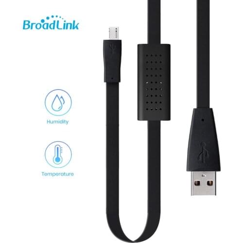 Broadlink HTS2 Smart Home Wi-Fi Temperature and Humidity Sensor Accessory