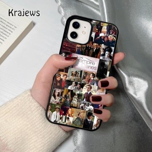 Krajews TVD COLLAGE coque Phone Case for iPhone 12 mini 5 6S 7 8 PLUS X XS XR 11 PRO MAX SE 2020 Back Cover Funda Shell