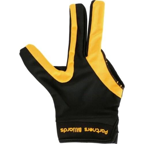 Breathable Three Fingers Full-finger Right Hand Snooker Pool Cue Billiard Glove