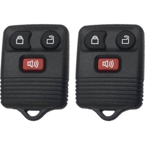 2Pcs 3 Keys Remote Car Key Fob Fit for Ford F150 1999 2000 2001 2002 2003 2004 2005 2006 2007
