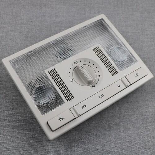 For VW Polo 9N 2002-2010 Fox EU Altea Leon Toledo 34D959613 Y20 6Q0959613A Grey Dome Reading Light Lamp Switch 6QD959613