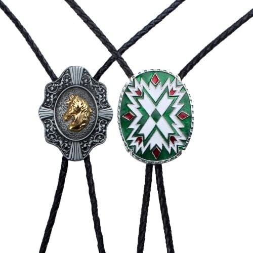 Rodeo Horse Dance Bolo Ties Western Cowboy Necktie Bola Tie