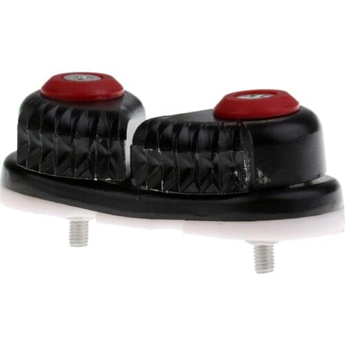 Marine Yacht Boat Sailing Sailboat Ball Bearing Cam Cleat - Black