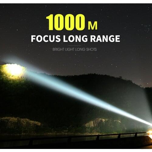 Powerful Led Flashlight 5 Modes Usb Zoom Led Torch Xhp50 Waterproof Outdoor Camping Powerful Flashlight Dropshipping 2021
