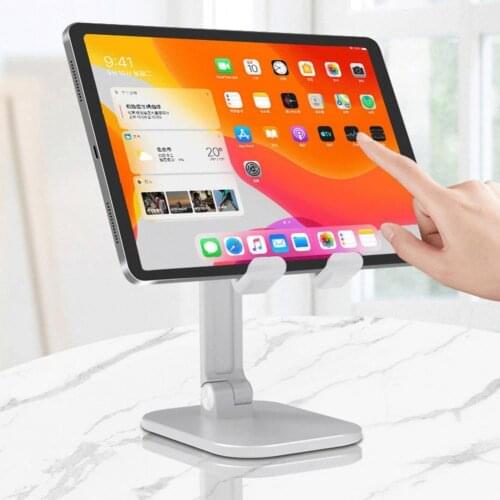 Desk Phone Holder Universal Multifunctional Stable Aluminum Alloy Lazy Home Foldable Tablet Holder Bracket Mobile Phone Stand