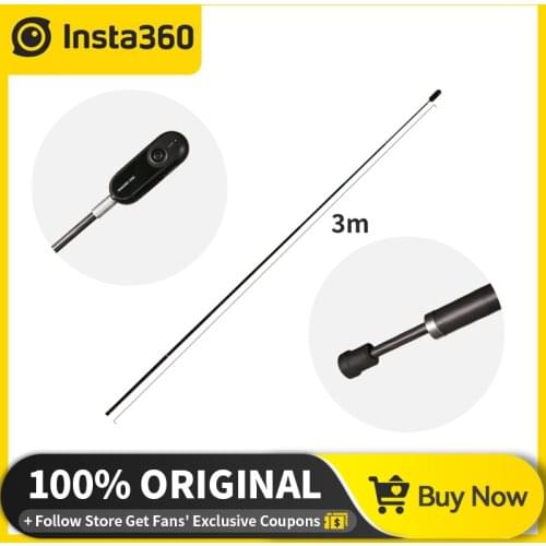 Insta360 Extended Edition Invisible 0.57M-3M Ultra-long Thin Selfie Stick Insta360 ONE and ONE X Action Camera Accessories