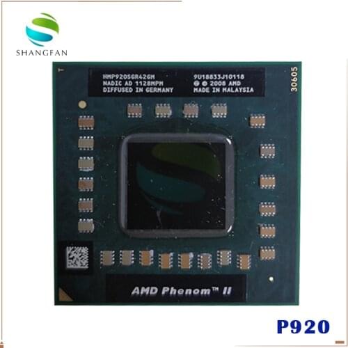 Laptop cpu processor AMD P920 HMP920SGR42GM 1.6GHz 2MB Quad Core Socket S1 (S1g4) PGA638
