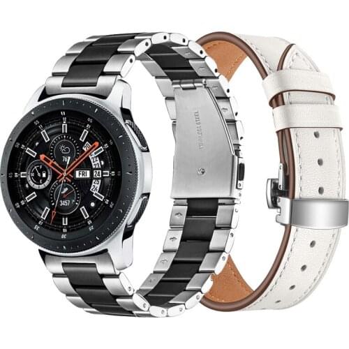 Stainless Steel Strap For Samsung Galaxy Watch 4 classic 42mm/Active 2 44mm 40mm/Watch3 45mm 41mm Metal Band Watchband Bracelet