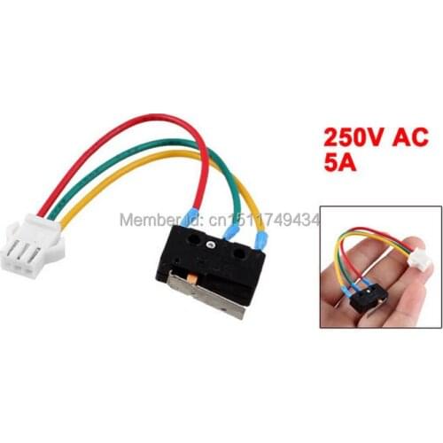 Female 3 Pin JST SM Plug Short Hingle Lever Micro Switch for Water Heater 20pcs