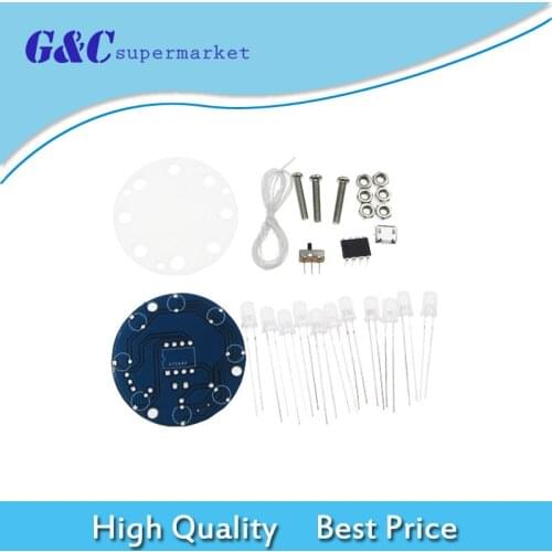 DIY Easy-make Christmas Star Flashing Round LED Kit with 23 Breathing Effect