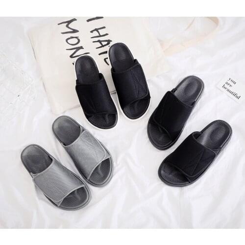 Mens Summer Flip Flops Slippers Outdoor Vacation Cool Soft Sandals Trend Antiskid Beach Shoes Couples Anti-Slippery Slippers