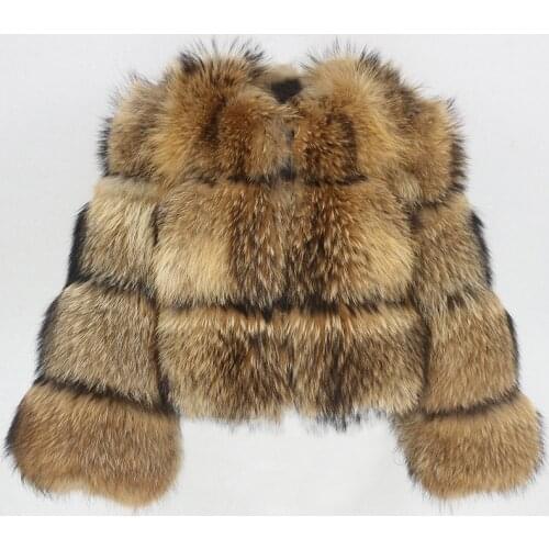 Women Fluffy Faux Fur Coat Brown Thick Warm Outerwear Fashion Winter Fake Raccoon Fur Jacket Overcoat 2020 New Casaco Feminino