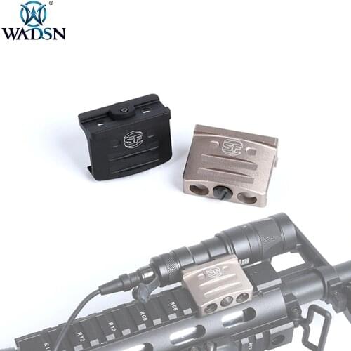 WADSN Airsoft Tactical RM45 Offset Rail Mount For Surefir M300 M300B M600C M600B Rifle Scout Flashlight Hunting Accessory
