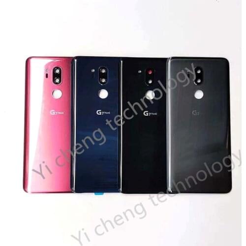 ZUCZUG New 3D Glass Battery Cover For LG G7 ThinQ G7+ G710 G710EM Rear Housing Back Case With Adhesive+Logo