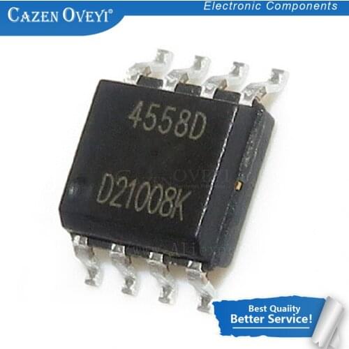 20pcs/lot NJM4558D NJM4558 4558D 4558 SOP-8 In Stock