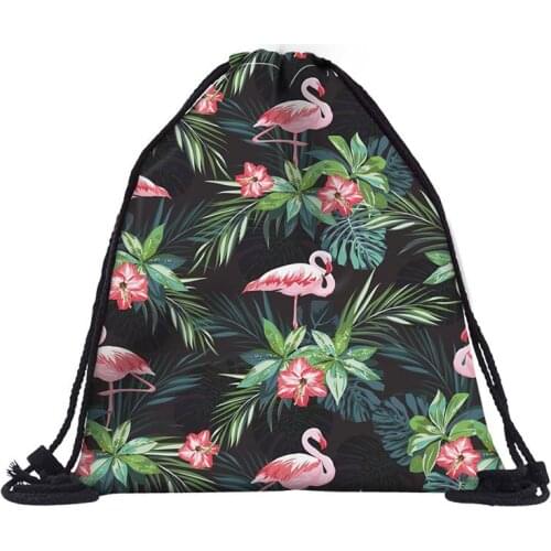 2019 National Women Drawstring Backpack Newest Vintage College Students School Drawstring bag Girls Mochila Feminina Sack Bag