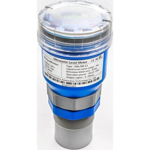 420 ma integrated digital ultrasonic level sensor 3 wire water liquid level measurement for tank