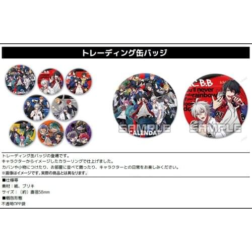 Hypnosis Microphone Division Rap Battle badge Round 58 mm Brooch Icons