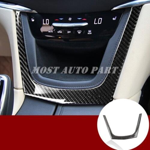 Carbon Fiber Center Console Storage Box Frame Cover For Cadillac XT5 2016-2019 Car accesories interior Car decoration