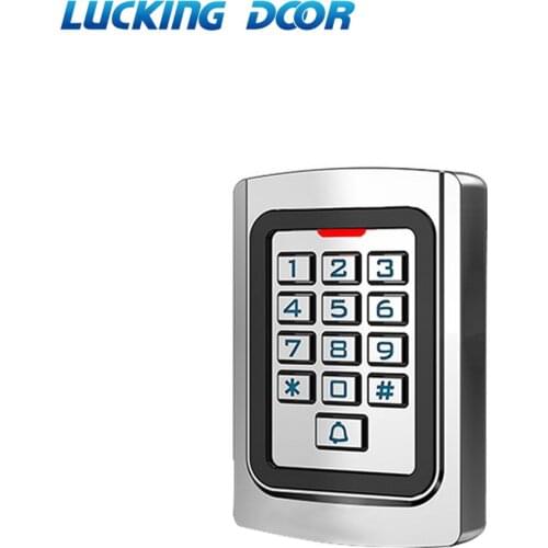 RFID Access Control Keypad Access Controlontr Waterproof Metal Stainless steel 13.56MHZ Reader 2000Users WG input and output
