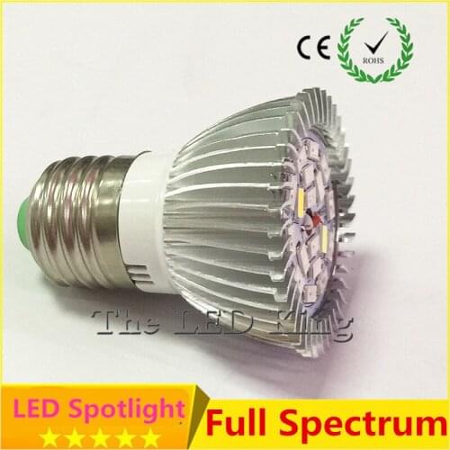 1X Full Spectrum 5730 E27 28W 28 SMD LED Grow Light 220V 110V Plant Growing Lamp Blub for Indoor Flower Hydroponics Box Tent